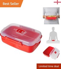Stylish Red 1.25L Microwave