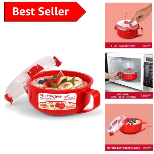 Red bpa free microwave - bpa-free, bowl