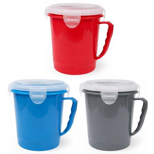 Emkay microwave soup - soup, mug