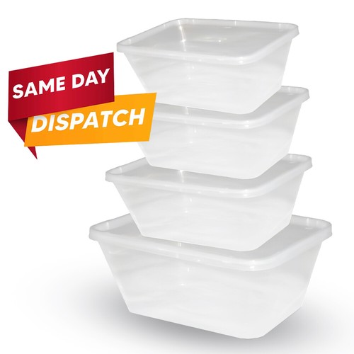 Plastic food containers - containers, with