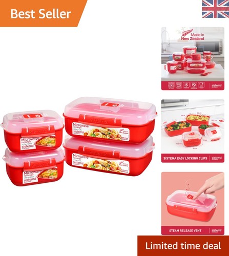 Pack microwave lunch - 4-pack,