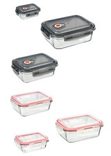 Glass Clip Lock Containers