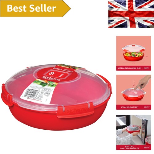 Red bpa free microwave - red, bpa-free