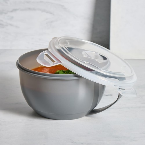 Ohs soup bowl with - soup, and
