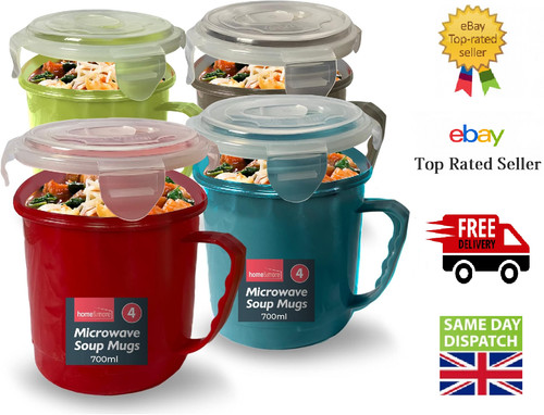 Set microwave soup mugs - of,