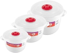 Pack of 3 Microwave Heating