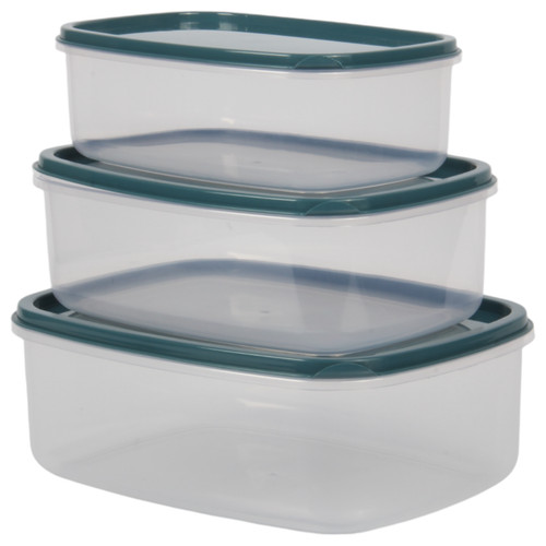 3pcs rectangle food - 3pcs, storage
