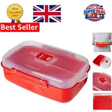 Red 1.25L Microwave Container
