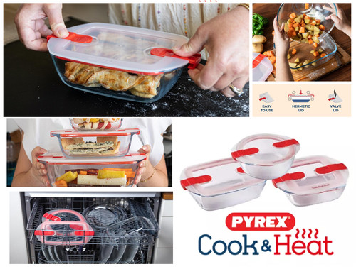 Glass dish container - dish,