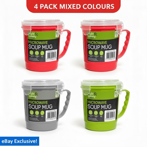 Set microwave soup mugs - 4,