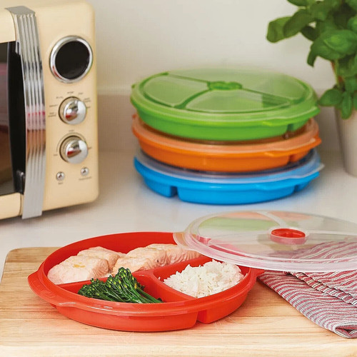 Divided food storage plates - divided,