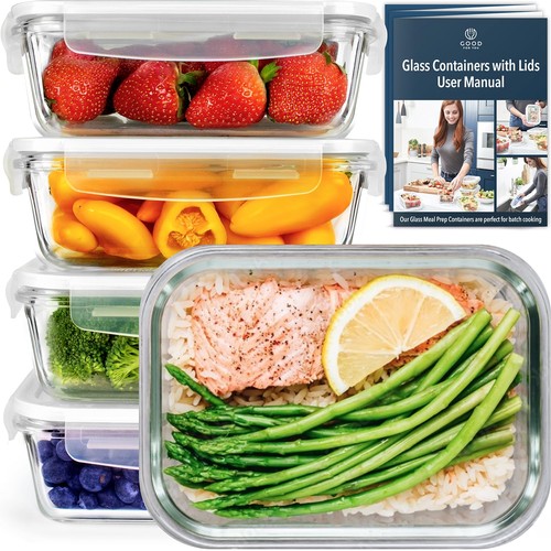 Glass containers with lids - containers,