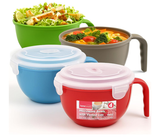 4pk microwavable containers - 4pk,
