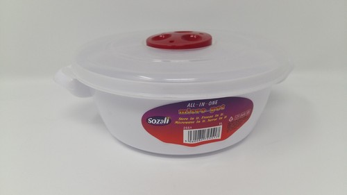 1ltr white microwave - food, bowl